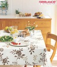 Freelance White & Brown Bel Air Table Cover