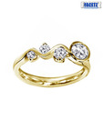 Facetz Striking Diamond Gold Ring