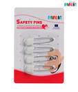 FARLIN White Safety Pins - 4 Pcs