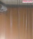 Freelance Dotted Bubble Clear Shower Curtain