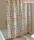 Freelance VFM Multi-Colour Oval Print Shower Curtain