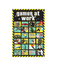 Gamer at Work (24 x 36 Inches)