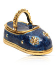 MNC Pretty Blue Shoe Shaped Trinket Box