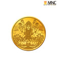 MNC 1 Gm 24kt  Goddess Laxmi Gold Coin With 999 Fineness