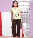 N Line Yellow & Brown Nightwear