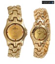 Geneva Jewelled Bracelet Combo Watch