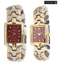 Geneva Cherry Dial Bracelet Watch