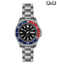 Q&Q Captivating Black Dial Watch