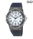 Q&Q Even Arabics With Black Strap Watch