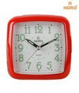 Horo Square Red Table Clock