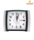 Horo Black Date and Day Table Clock