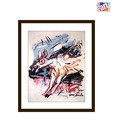 Deer Running by Chandan Baitalik (13 x 10 inches)