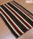 Elysia Brown & Cream Door Mat