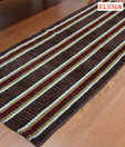 Elysia Brown & Cream Bed Side Runner