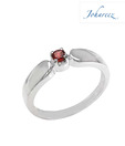 Johareez Garnet Solitaire Ring