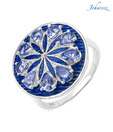 Johareez Stunning Tanzanite Enamelled Ring