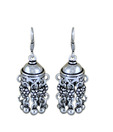 Indian Silver Exotic Jhumka Style Earrings
