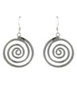 Aiva Spiral Sterling Silver Earrings