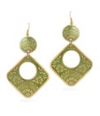 Classic Carved Brass Earrings