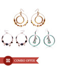 Molcha Earrings Striking Combo