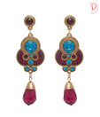 Diva Intricately Crafted Acrylic Drop Dangling Earrings