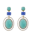 Styleos Soothing Turquoise Earrings