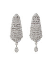 Styleos Princess White Earrings