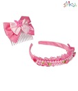 Jokdz Pretty Pink Hair Accessories Combo