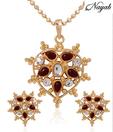 Nayab Glamorous AD Studded Pendant set