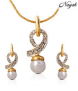 Nayab Striking AD Studded Pendant set