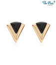 Pari Exclusive Golden & Black Earrings