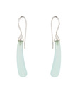 Rajdhani Blue Chalcedony Long Earrings