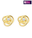Surat Diamond Ravishing Round Shaped Diamond Earrings