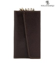 WalletsnBags Brown Three Fold Keychain