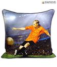 Swayam Set Of 2 Soccer Print Kids Cushion Covers