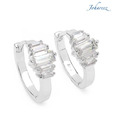 Johareez Sleek Cz Earrings