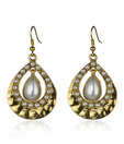 Kshitij Drop Shaped Cultured Pearl Earrings