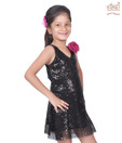 Kilkari Black Sequins Frock For Kids