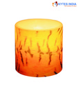 Kytes India Striped LED Candle Set