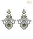 Kriaa Attractive Green Earrings