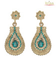 Kriaa Classic Rama Green Earrings