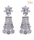 Kriaa Graceful Pink Earrings