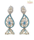 Kriaa Paisley Blue Earrings