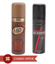 Lomani Men Body Spray (El Paso, Le Coupe) Pack of 2-Each 200 ml