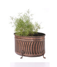 Live n Style Copper Finish Charming Planter