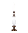 Live n Style Antique Brass Finish Candle Holder