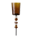 Live n Style dazzling Iron & Glass Garden Stick