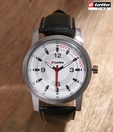 Lotto White Dial-Black Strap Watch