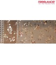 Freelance Chocolate Brown Floral Magnolia Table Cover