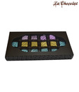 La Chocolates Brown Cardboard Box - 18 Pcs